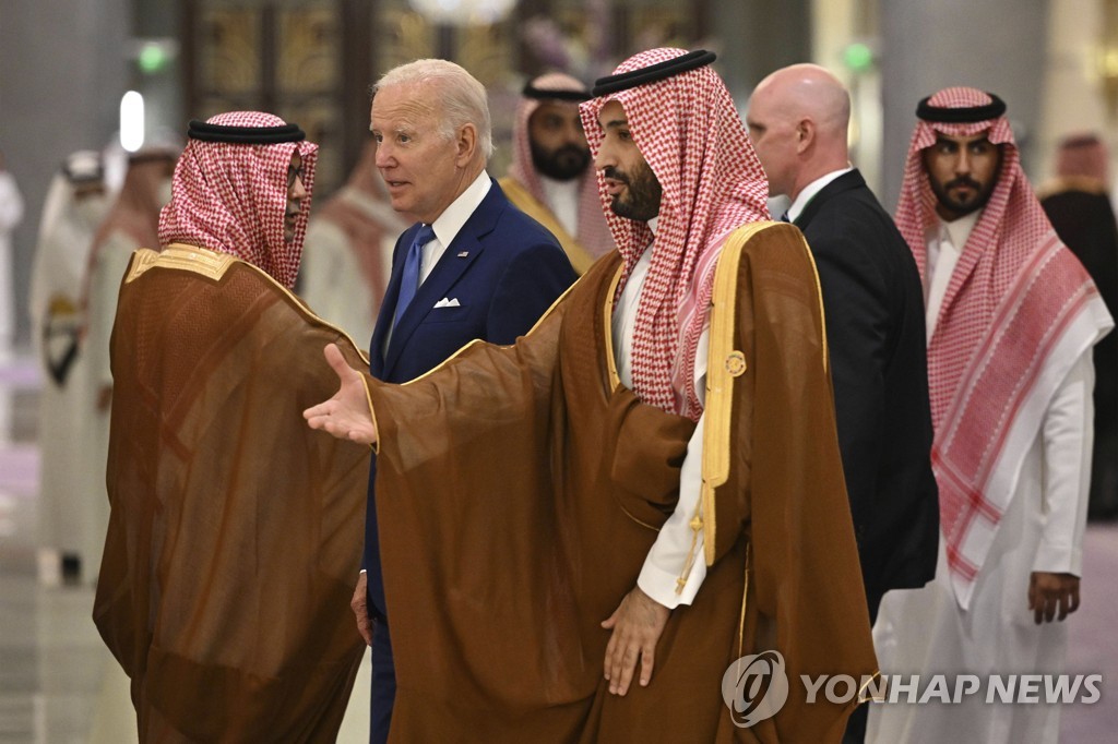 조 바이든 미국 대통령과 사우디 왕세자