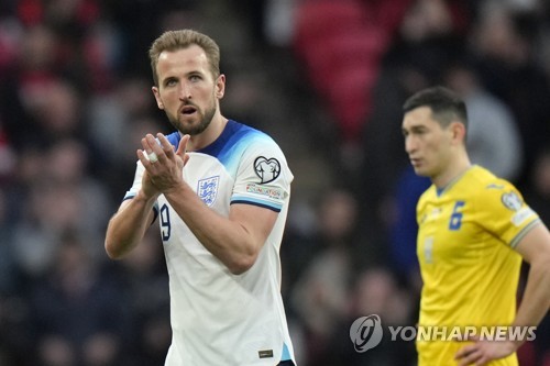 잉글랜드, 우크라이나 2-0 잡고 유로 예선 2연승…케인 55호골