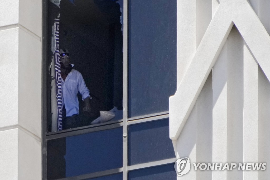 라스베이거스 호텔서 벌어진 인질극