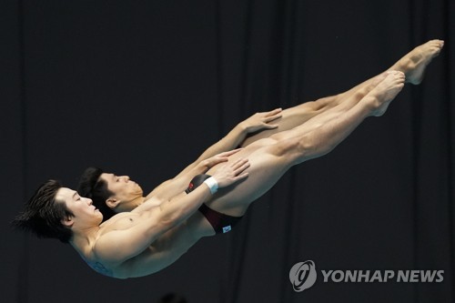 문나윤-김영택 혼성 10ｍ 9위·우하람-이재경, 싱크로 3ｍ 18위(종합)