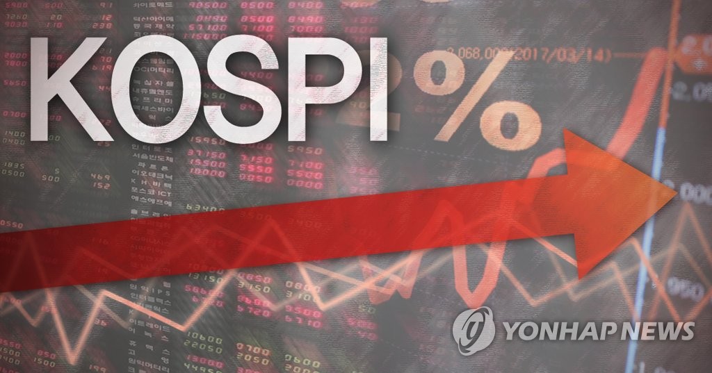 週明けの韓国総合株価指数　反発で始まる