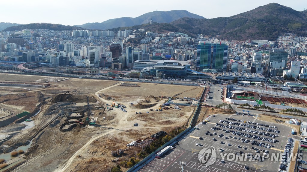 2018년 부산북항재개발지역 모습