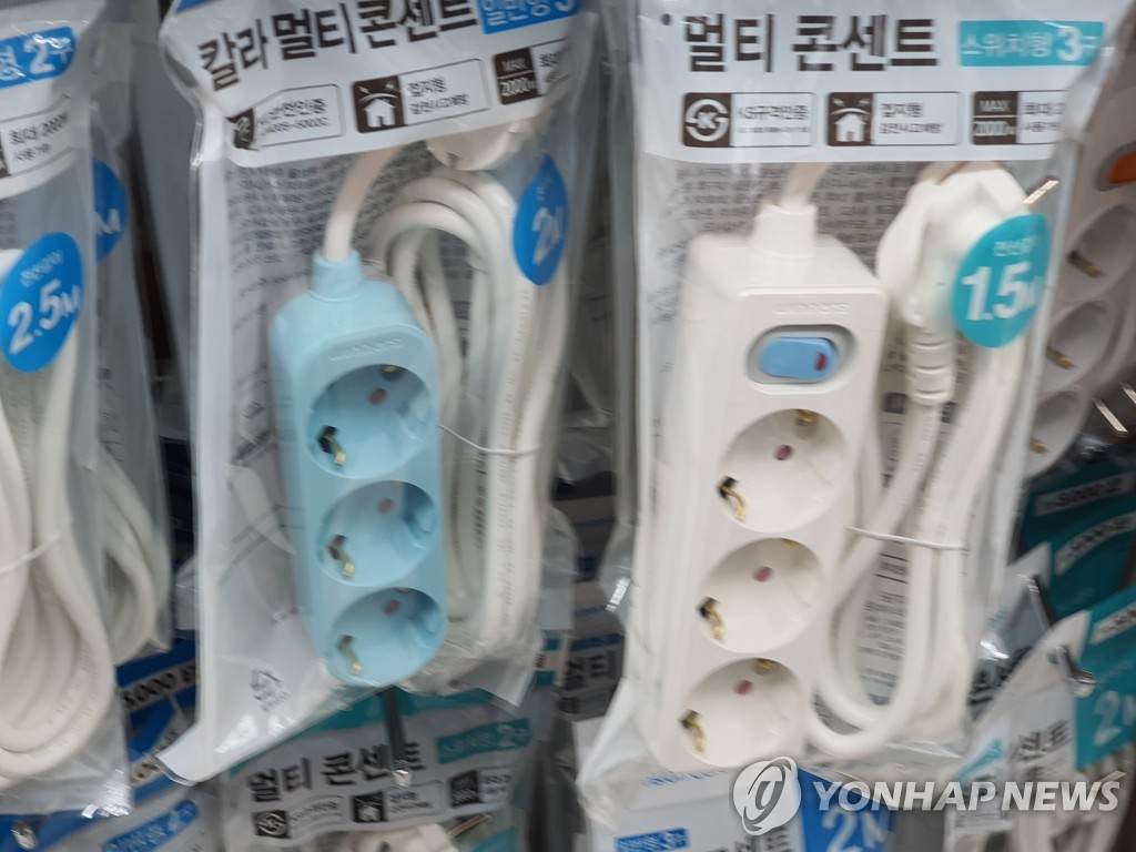 전북, 멀티탭 관련 화재 여름철 최다…"동시연결 자제해…