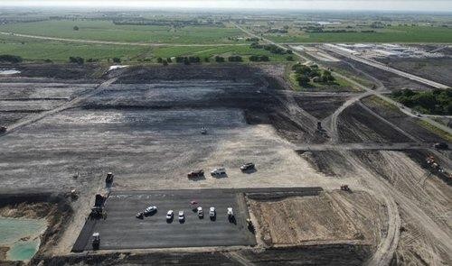 삼성전자가 미국 텍사스주 테일러에 건설 중인 파운드리 공장 부지