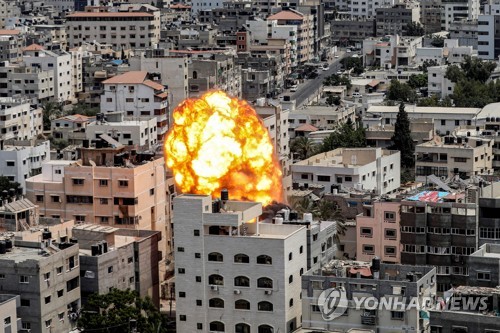 이스라엘군 가자지구 폭격