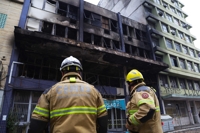브라질서 노숙자시설로 쓰던 여관서 화재…최소 10명 사망