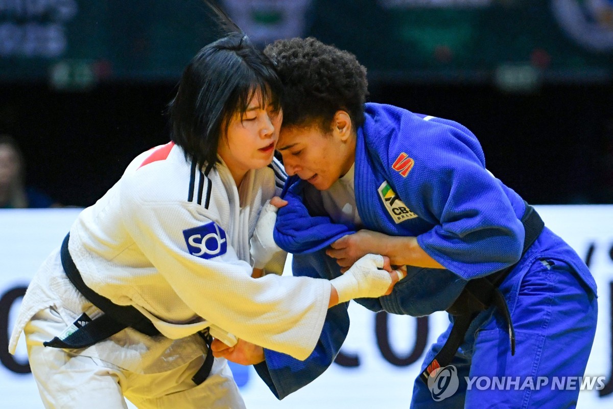 유도 허미미, 세계선수권 2연패 불발…2회전서 탈락