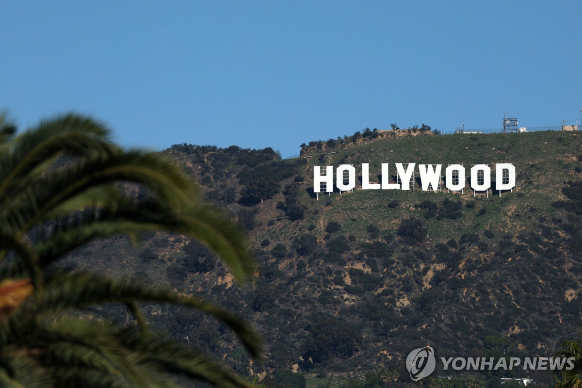 미국 LA의 할리우드 사인