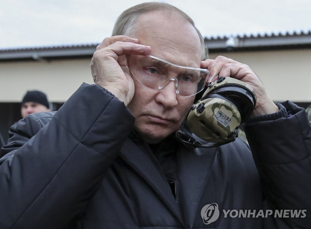 라쟌 지역 징집병 훈련소를 방문한 푸틴 대통령