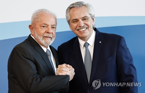 브라질 룰라 "남미공동시장-한국 무역협정 협상에 진전 원해"