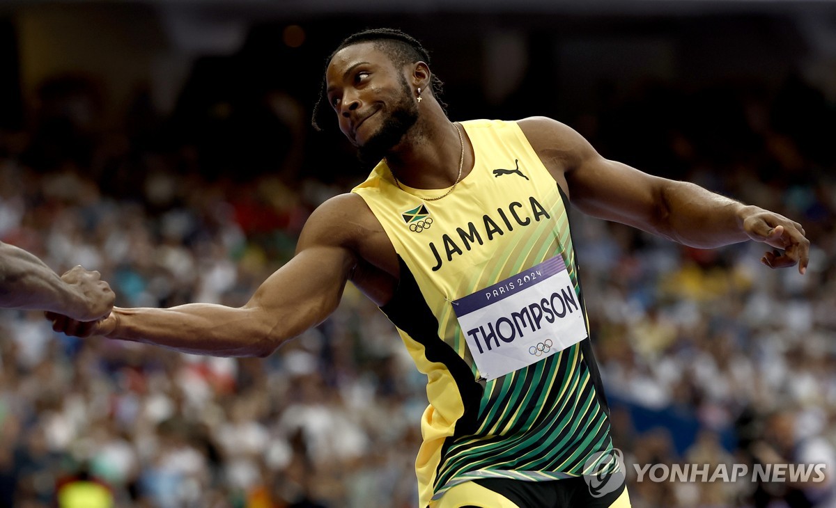 톰프슨, 남자100ｍ 역대 6위 9초75…프라이스, 9번째 세계선수권