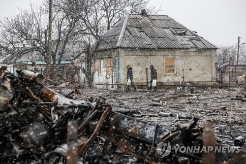러시아군의 무차별 공격으로 큰 피해를 입었다고 지목된 우크라이나 동부 볼노바하시