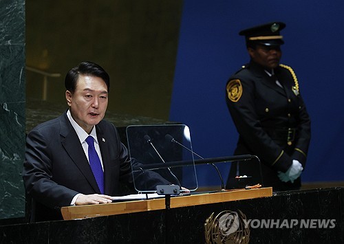 尹 "러-북 군사거래는 한국 겨냥 도발…한국과 동맹국 좌시않을 것"