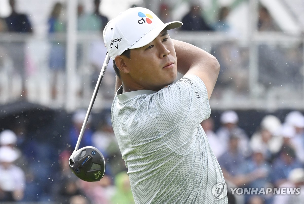 김시우, US오픈 골프 3R 공동 29위…4언더파 번스 단독 선두(종합)