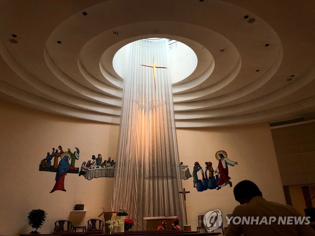 홍콩의 한 가톨릭 성당. [로이터=연합뉴스 자료사진]