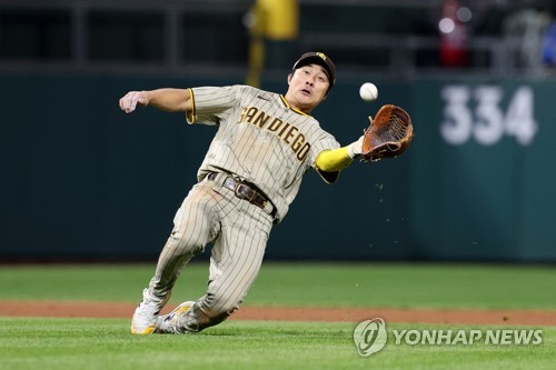 Ha-Seong Kim Baseball Paper Poster Padres 3 - Ha Seong Kim