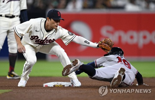 김하성 하루 만에 무안타…MLB 샌디에이고는 이틀 연속 영패