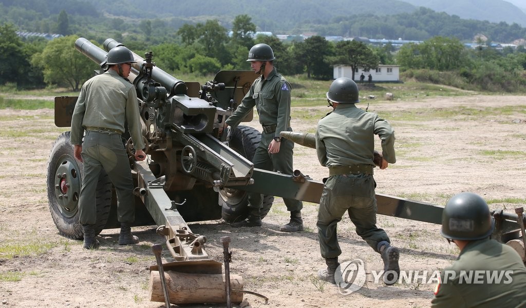 Artillery Drill Ahead Of Korean War Anniv. | Yonhap News Agency