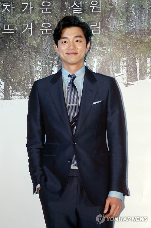 芸能］韓国映画「密偵」製作発表会 コン・ユとソン・ガンホ主演