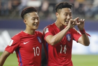 백승호-이승우, U-20 월드컵 아르헨전서 사이 좋게 한 골씩