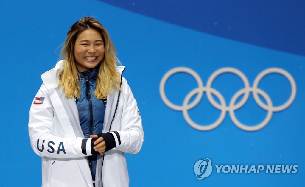2018년 평창올림픽 당시 클로이 김