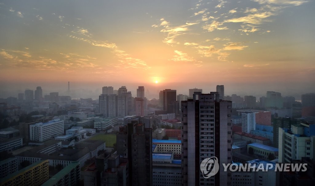 北朝鮮・平壌の日の出（資料写真）＝（聯合ニュース）