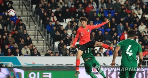 한국-볼리비아 축구 평가전 시청률 13%