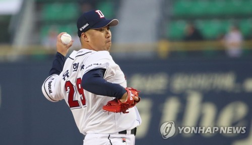 김태형 두산 감독 "꾸준한 유희관, 어제는 최고였다"