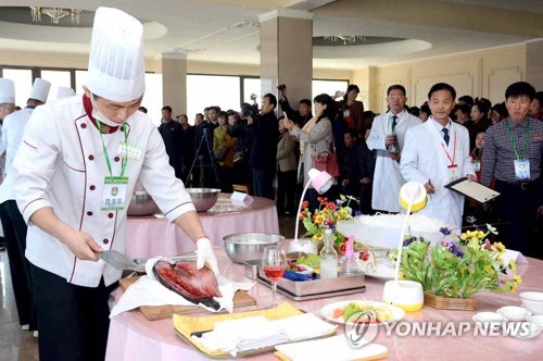 Cooking contest in N. Korea