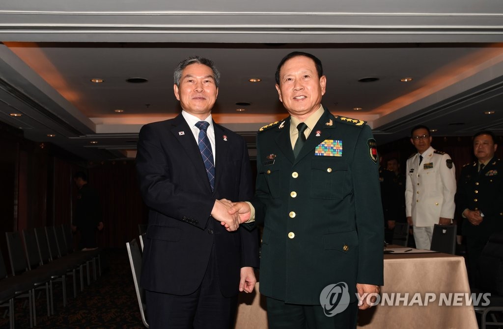 韓中の国防相が電話会談　新型コロナへの対応など協議