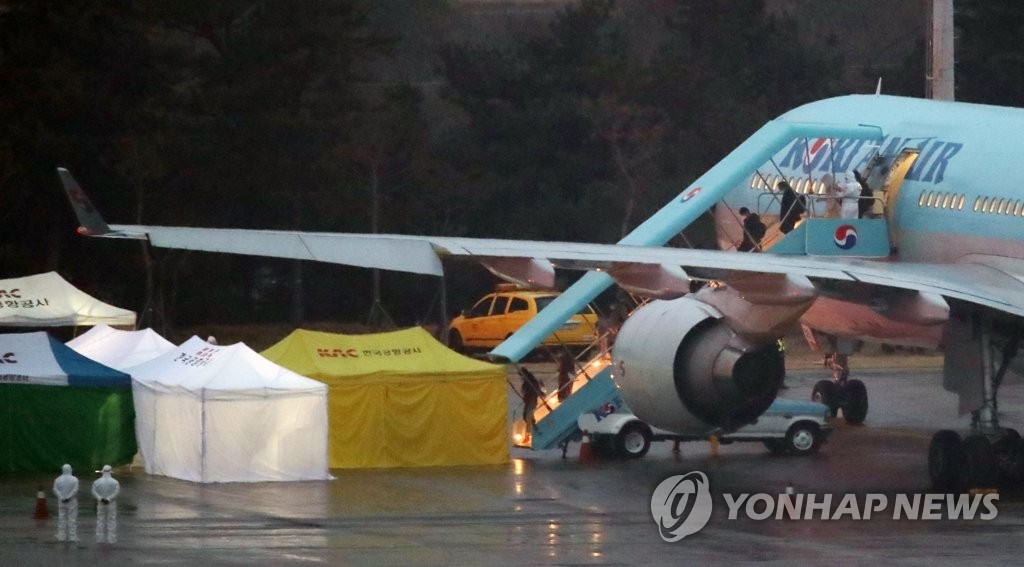 韓国政府がきょう武漢に貨物機派遣　自治体や民間団体の支援物資輸送