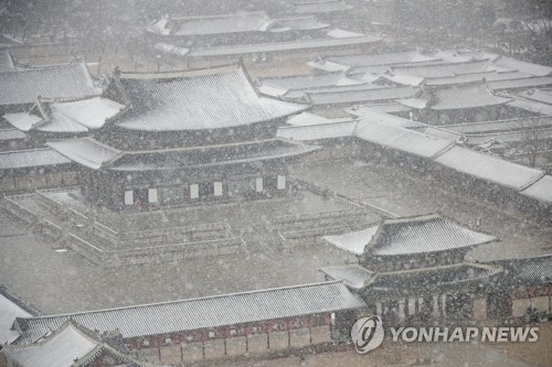 ソウルに大雪注意報