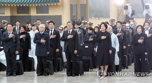 문 대통령, 서해수호의 날 기념식 참석