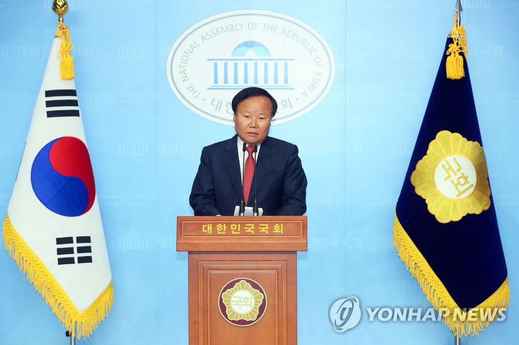 코로나19 재난지원금 입장밝히는 김재원 | 연합뉴스