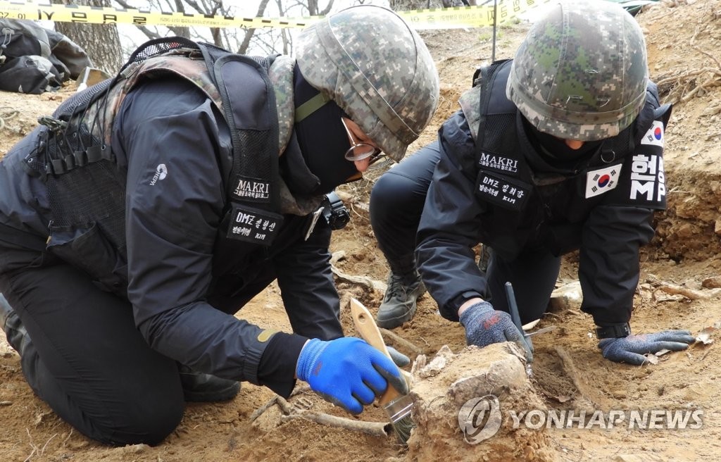 2020년 화살머리고지 유해발굴 재개