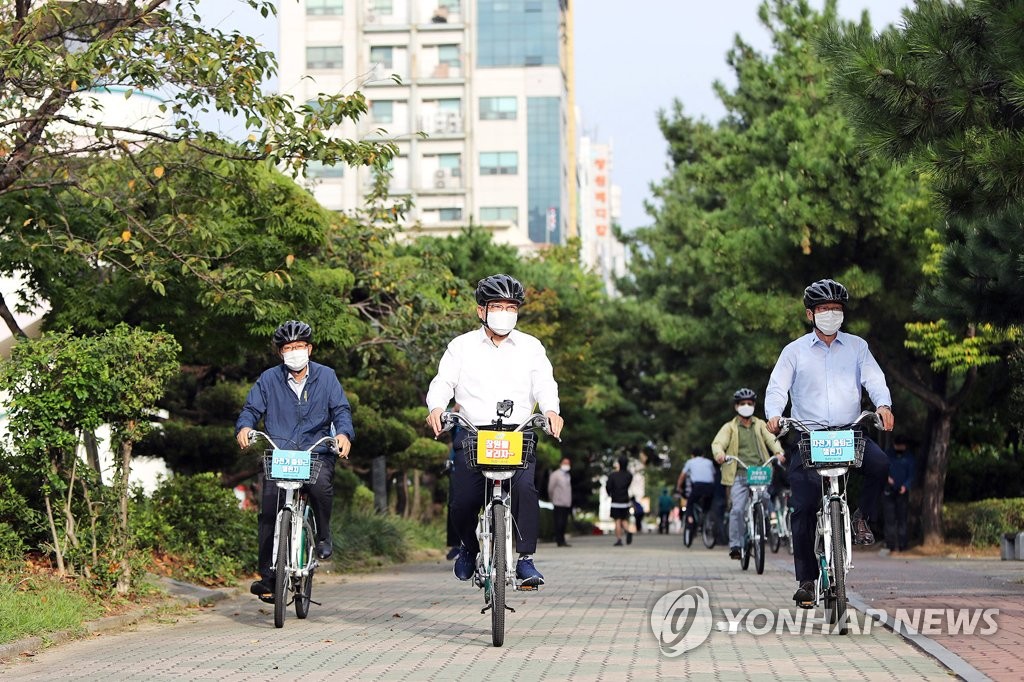 10 키로 자전거 출퇴근