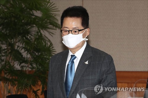박지원, 월북 판단 국정원 개입설 부인…"그런 것 없다"
