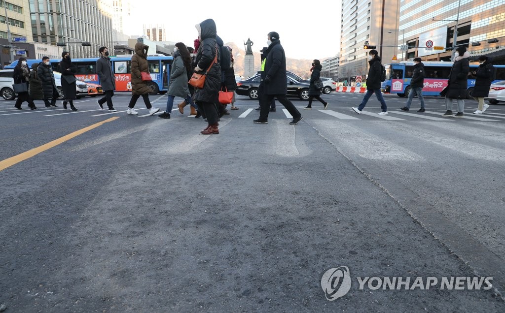 韓国の寒さピークは８日　氷点下２５度以下のところも