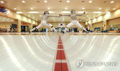استعدادات الرياضيين الكوريين قبل شهر من الألعاب الأولمبية الصيفية بطوكيو