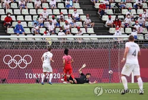 韓国五輪サッカー男子　ＮＺ相手に痛恨の黒星発進