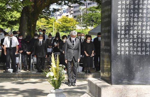 広島の韓国人被爆者団体が歓迎　韓日首脳の慰霊碑訪問一致に　
