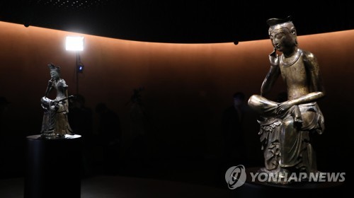 '한국 대표 유물' 국보 반가사유상 2점 한자리서 본다(종합)