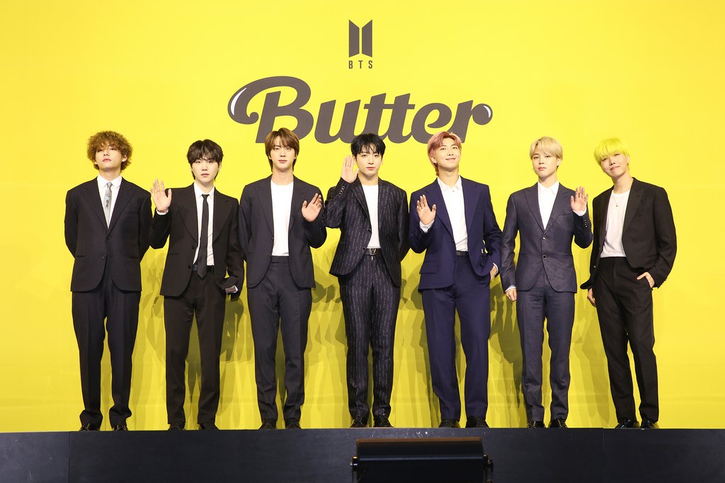 방탄소년단, '버터'로 일본 오리콘 누적 200만 포인트 달성