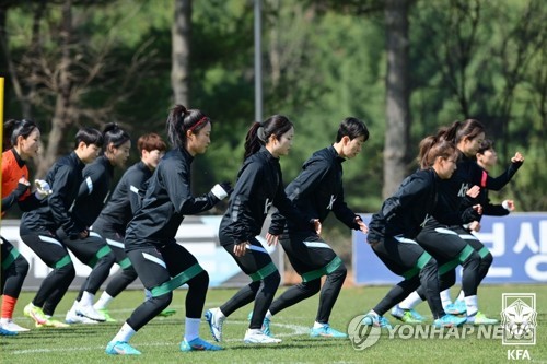 여자축구 대표팀, 베트남전 대비 소집 훈련