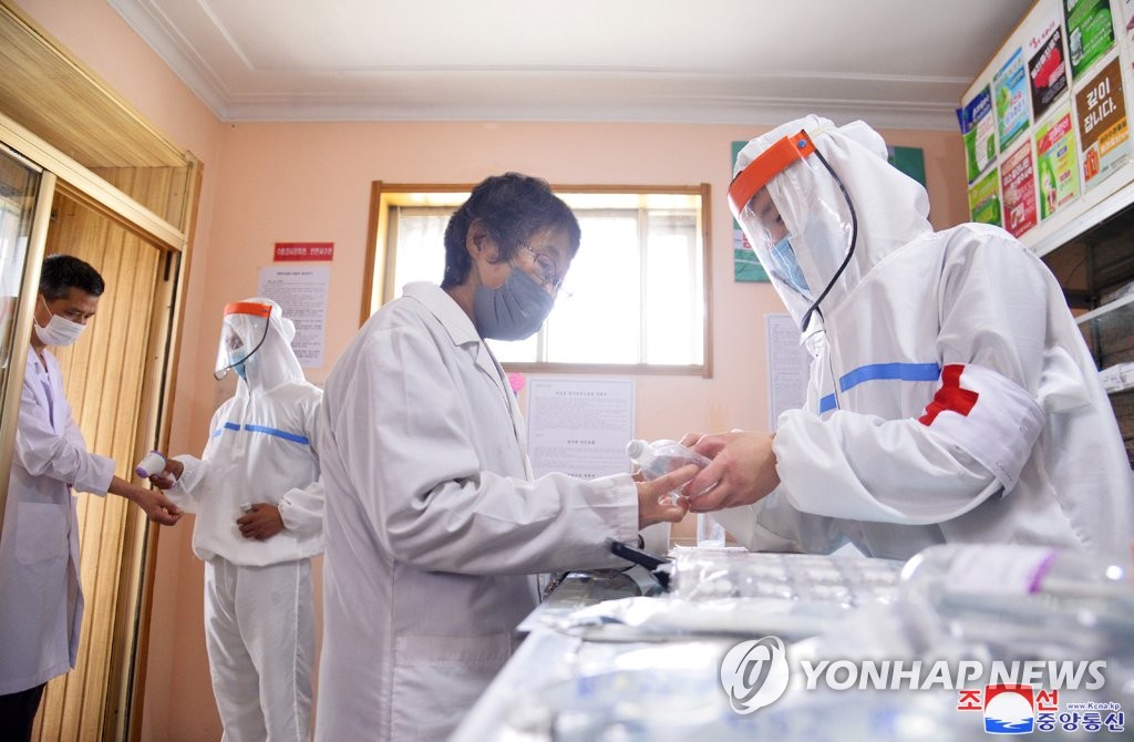 북한 인민군, 주민들에 의약품공급에 만전