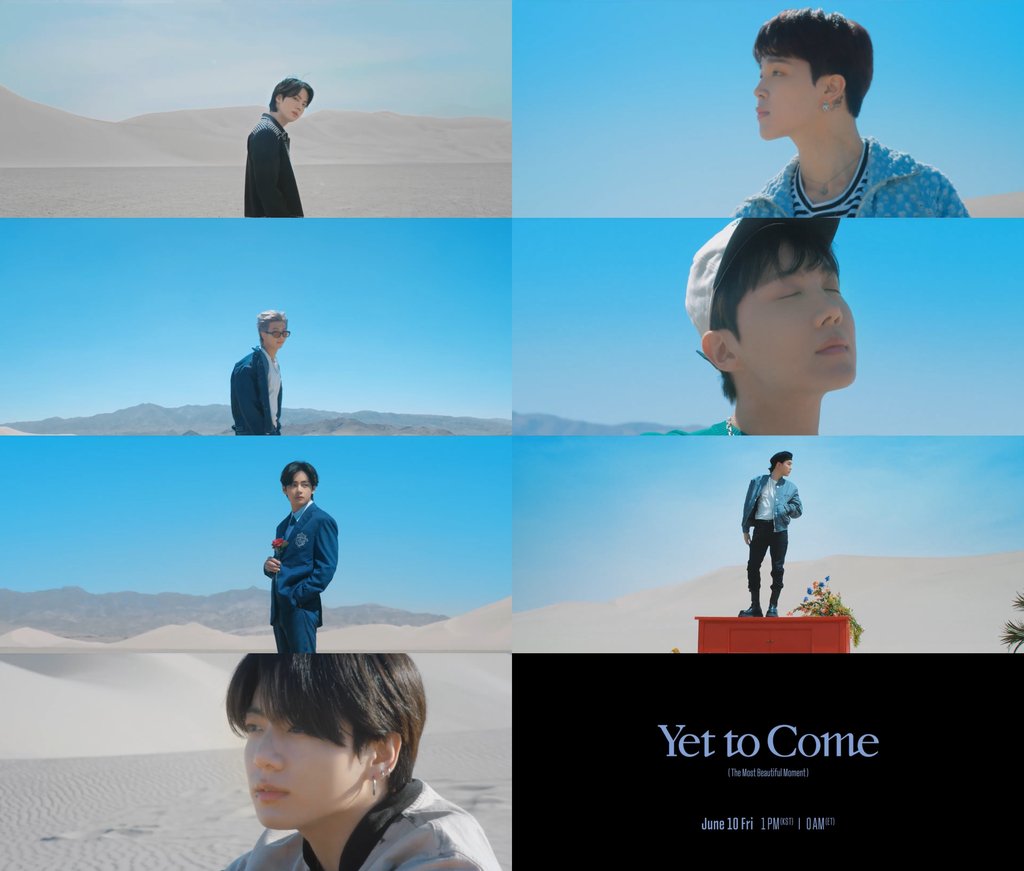 Séquences du clip vidéo de «Yet To Come» de BTS. (Image fournie par Big Hit Music. Revente et archivage interdits) 