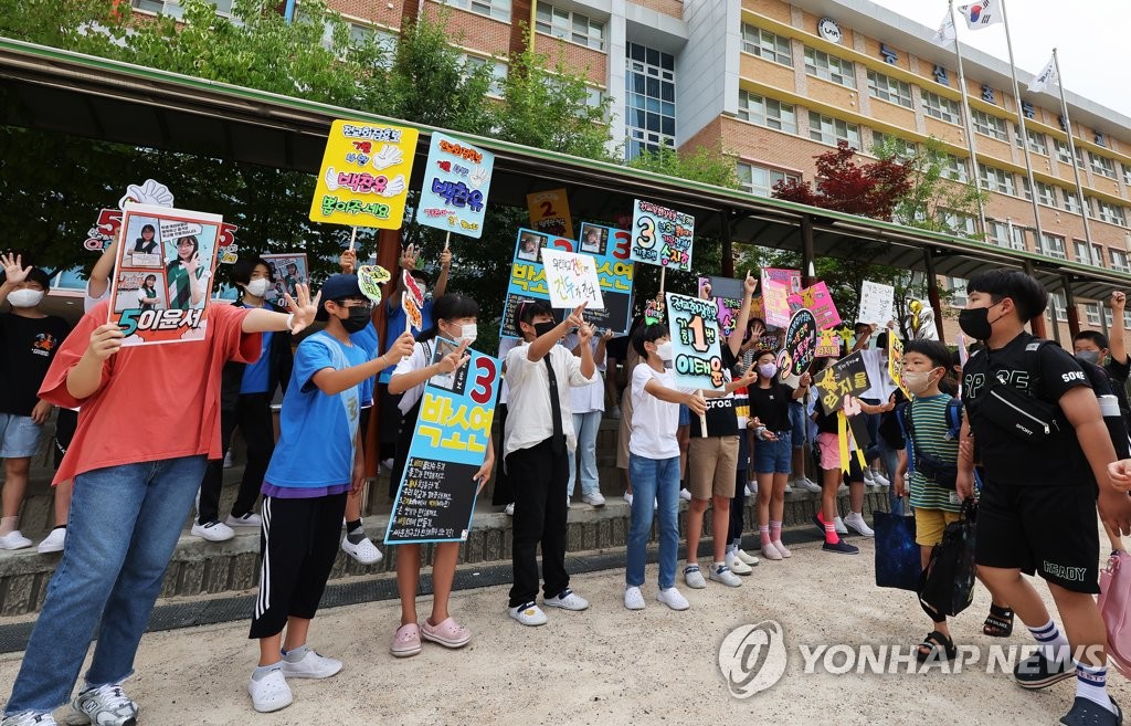 열띤 학생자치회 임원선거 열기