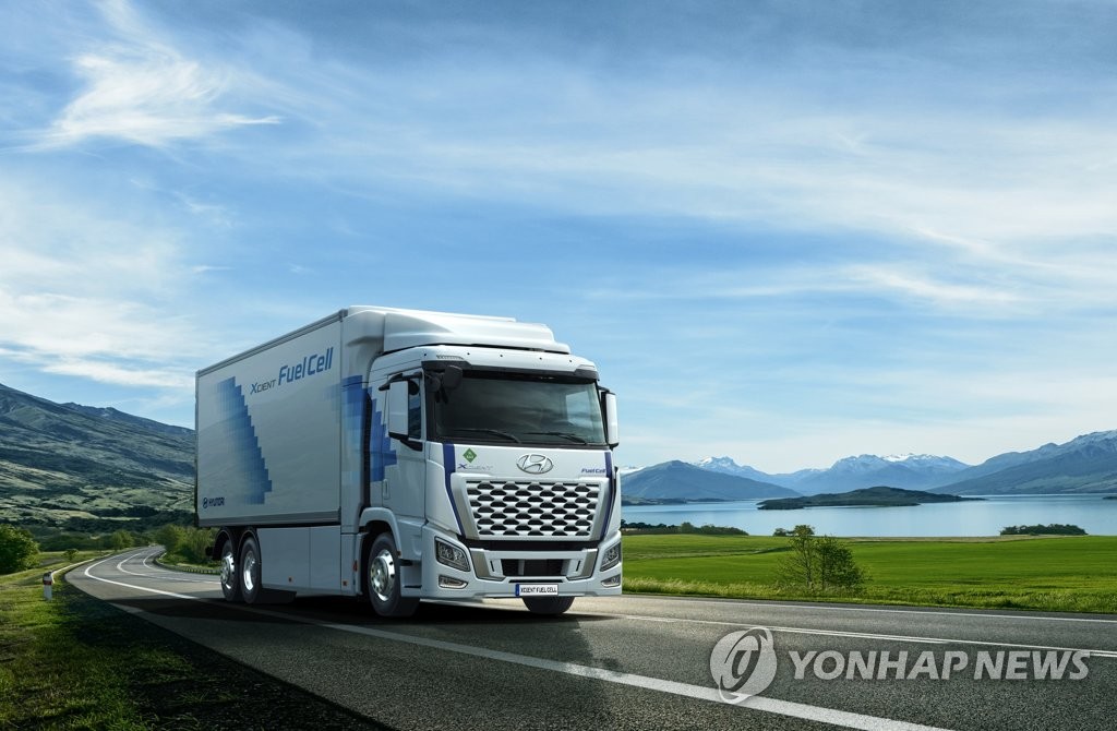 Hyundai liefert 27 Xcient-Wasserstoff-Lkw nach Deutschland