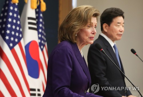 韓国国会議長とペロシ氏　政府の北朝鮮非核化努力・同盟発展へ支援確認