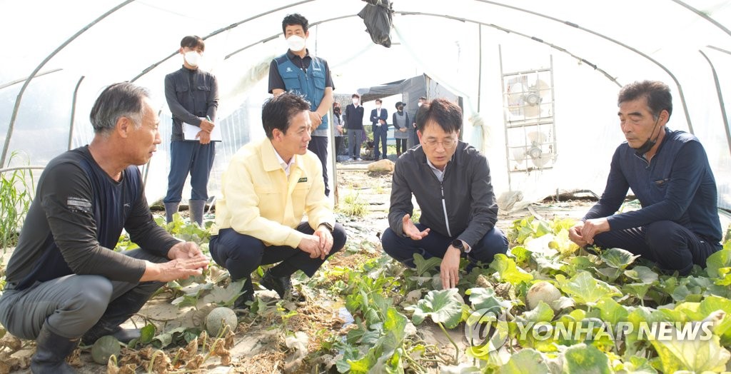 손병환 농협금융지주 회장, 경남지역 피해 상황 점검